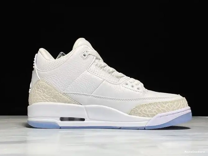 MaikeSneakers 3 White Triple Jordan Retro 136064-111 Air 0530
